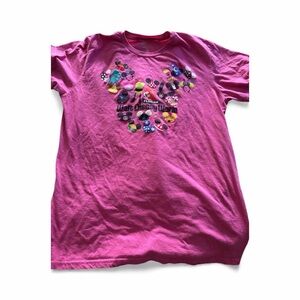 Disney Pink Tee with Vibrant Graphic
